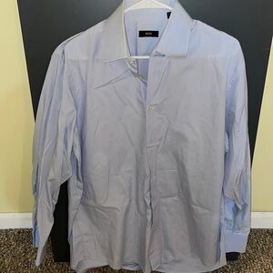 Mens Hugo Boss Dress Up Long Sleeve Dress Up Shirt